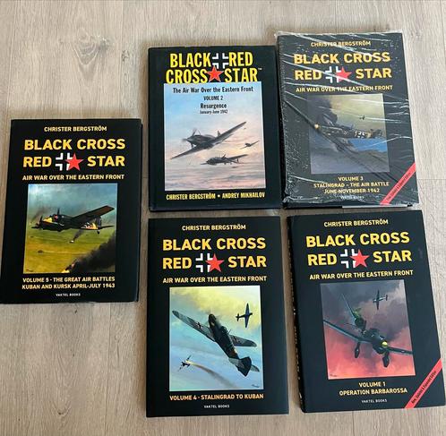 Black Cross Red Star - Christer Bergström - Complete Set, Boeken, Oorlog en Militair, Zo goed als nieuw, Luchtmacht, Tweede Wereldoorlog