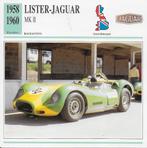 Ma912 autokaart lister - jaguar mkll ( 1958 - 1960 ), Verzenden, Zo goed als nieuw, Auto's