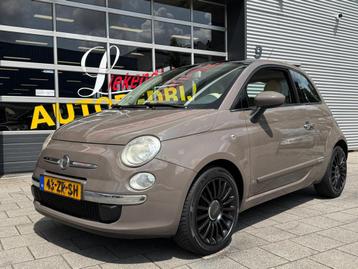 Fiat 500 1.2 Lounge - Panorama dak I Airco I Sport velgen I  beschikbaar voor biedingen