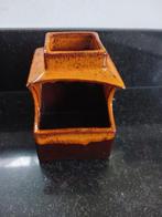 vintage keramiek oranje bruin design object, Antiek en Kunst, Antiek | Keramiek en Aardewerk, Verzenden