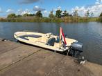 Mythos 435 sloep met yamaha 8pk 4-takt, Watersport en Boten, Ophalen, Gebruikt, Tot 10 pk, 3 tot 6 meter