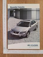 Hyundai Sonata brochure 2005, Ophalen of Verzenden, Gelezen, Overige merken