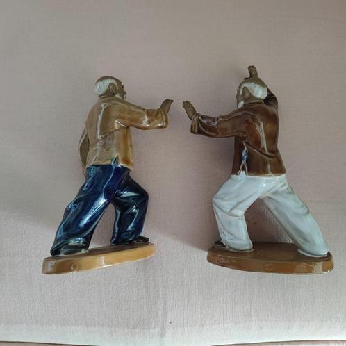 Tai Chi figuren, geglazuurd keramiek, Huis en Inrichting, Woonaccessoires | Overige, Nieuw, Ophalen of Verzenden
