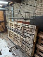 Draadmanden opbergrek, Ophalen