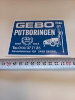 Gebo putboringen 35 jaar dessel, Ophalen of Verzenden, Zo goed als nieuw