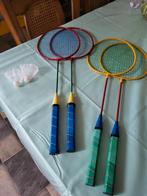 4 nieuwe badminton rackets met 2 shuttles, Sport en Fitness, Racket(s), Ophalen of Verzenden, Zo goed als nieuw