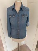 Sufty Denim Blouse - Blauw maat S, Maat 38/40 (M), Blauw, Ophalen of Verzenden, Zo goed als nieuw
