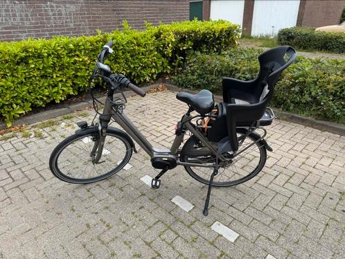 Elektrische fiets Bafang + kinderzitje | 630Wh, Fietsen en Brommers, Fietsen | Dames | Moederfietsen, Zo goed als nieuw, Overige merken