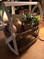 Riviera Maison rattan riet etagere Beach House, Ophalen of Verzenden, Zo goed als nieuw