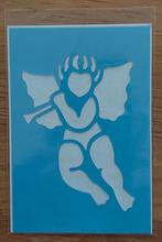 Mitchell sjabloon - Engel (Kerst), Hobby en Vrije tijd, Kaarten | Zelf maken, Ophalen of Verzenden, Nieuw, Kerst, Pons of Mal