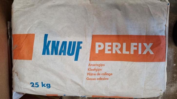 Knauf kleefgips Perlfix gips stuc, Doe-het-zelf en Verbouw, Plinten en Afwerking, Nieuw, Overige typen, Overige materialen, Minder dan 100 cm