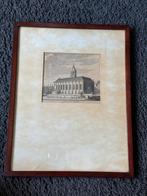 Eilands kerk ets, Antiek en Kunst, Kunst | Etsen en Gravures, Ophalen of Verzenden