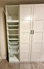 PAX kasten creme met deuren en kastinrichting, Huis en Inrichting, Kasten | Kledingkasten, Ophalen, 200 cm of meer, Zo goed als nieuw