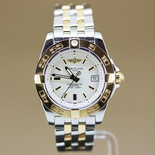 Breitling Galactic 32 Rosegoud/Staal C71356, Sieraden, Tassen en Uiterlijk, Horloges | Dames, Gebruikt, Polshorloge, Overige merken