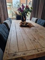 Eetset voor 6 personen, Huis en Inrichting, Tafels | Eettafels, Gebruikt, 200 cm of meer, Landelijk, Vijf personen of meer