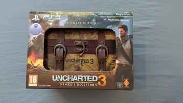 Uncharted 3 : Drake's Deception - Explorer's Edition beschikbaar voor biedingen