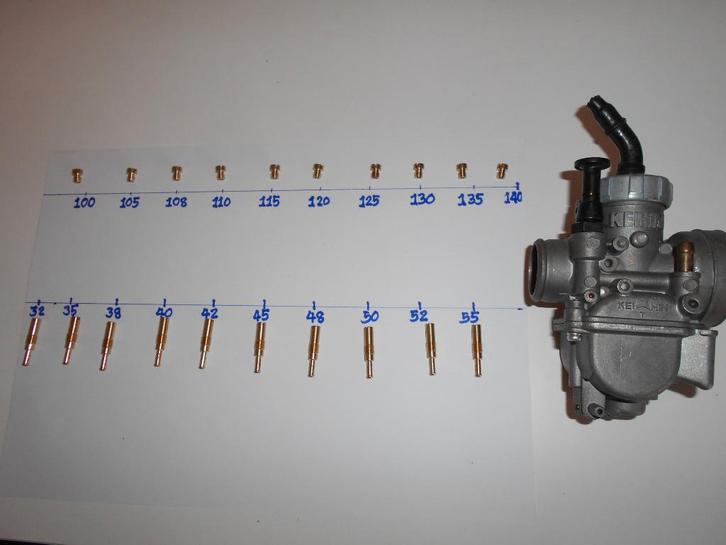 20 Delig Sproeier Set Voor De Keihin Carburateurs   € 10,00, Fietsen en Brommers, Brommeronderdelen | Zundapp, Nieuw, Carburateur