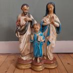 Lucky Vintage Heilige Familie Gipsen Beeld - Brocante Staat, Antiek en Kunst, Ophalen