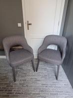 Eetkamerstoelen 1 - 3 nieuw stof grijs, Ophalen, Drie, Nieuw, Stof