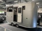 STEINBERGER 3 PAARDS TRAILER UNIEK MET LIVING DOUCHE TV KEUK, Auto diversen, Aanhangers en Bagagewagens, Gebruikt