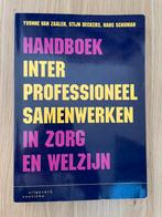 Handboek interprofessioneel samenwerken in zorg en welzijn, Sociale wetenschap, Ophalen of Verzenden, Zo goed als nieuw, Hans Schuman; Yvonne van Zaalen; Stijn Deckers