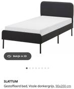 Ikea Slattum Eenpersoonsbed 90x200, 90 cm, Eenpersoons, Ophalen of Verzenden, Zo goed als nieuw