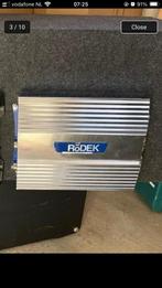 Rodek R2180i 4 channel Amplifier with wiring kit, Auto diversen, Ophalen of Verzenden, Zo goed als nieuw