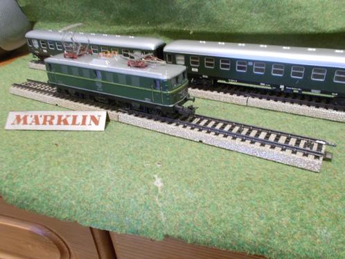 Marklin 3036 + 2 OBB metalen wagons jaren 60 Verzenden kan, Hobby en Vrije tijd, Modeltreinen | H0, Gebruikt, Locomotief, Wisselstroom
