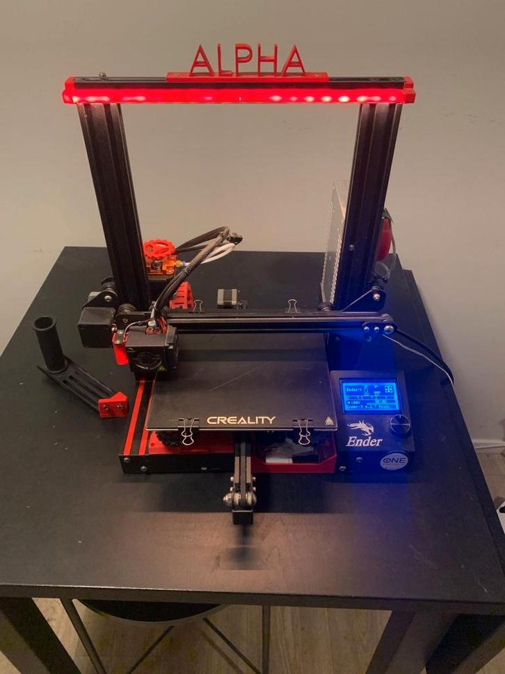 Creality Ender 3 (2018) + upgrades, Computers en Software, 3D Printers, Gebruikt, Ophalen