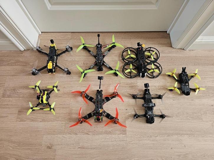 Diverse Fpv drones te koop Digitaal en analoog., Audio, Tv en Foto, Drones, Zo goed als nieuw, Ophalen