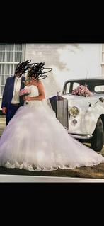 Mooie trouw jurk, Kleding | Dames, Trouwkleding en Trouwaccessoires, Ophalen of Verzenden, Zo goed als nieuw, Wit, Trouwjurk