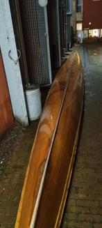 Vintage houten kano roeiboot kajak te koop 10mtr geen riva, Antiek en Kunst, Ophalen