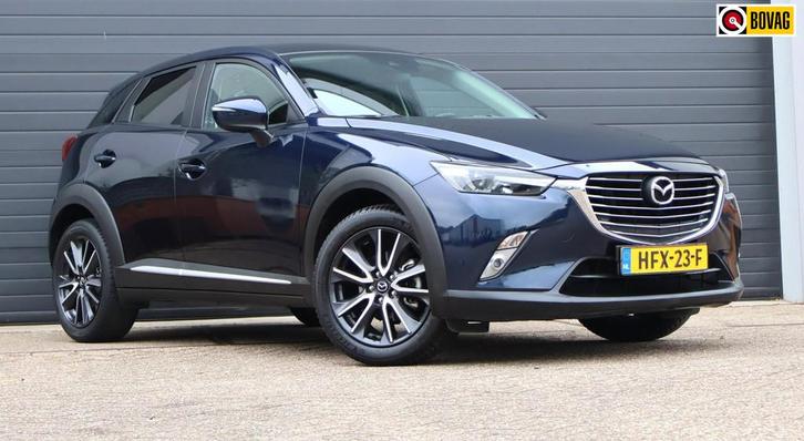 Mazda CX-3 2.0 SkyActiv-G 120 GT-M Line Leder/Navi/Clima/Cam, Auto's, Mazda, Bedrijf, Te koop, CX-3, ABS, Achteruitrijcamera, Adaptive Cruise Control