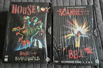 House & Scanners DVD Boxsets - Zeldzame Horror Collectie beschikbaar voor biedingen