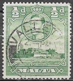 MALTA ½ d. zegel Koning George VI 1938, Postzegels en Munten, Verzenden, Malta, Gestempeld