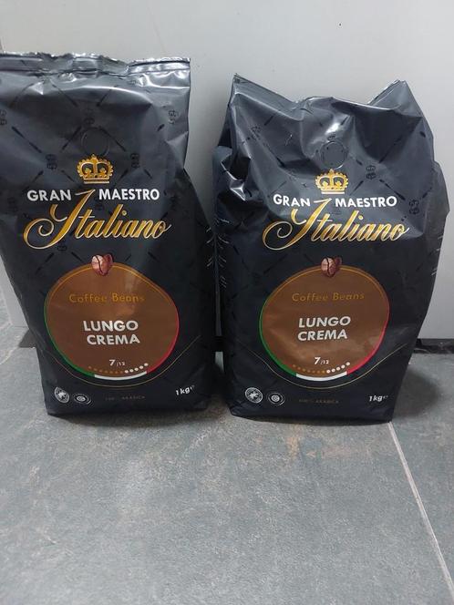 Koffiebonen 2 kg Gran Maestro Italiano lungo crema, Diversen, Levensmiddelen, Ophalen of Verzenden