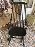 Schommelstoel zwart Lena Larsson Grandessa pastoe vintage, Huis en Inrichting, Stoelen, Ophalen, Gebruikt, Zwart, Eén