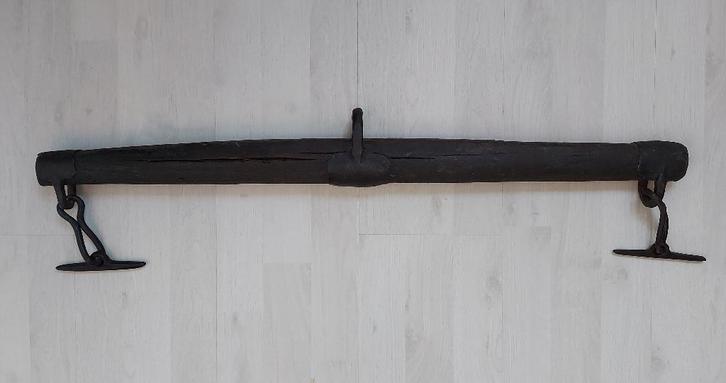 Nostalgische dwarsstuk zwart, Antiek en Kunst, Curiosa en Brocante, Ophalen of Verzenden