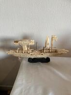 Handgesneden Chinese Jonk - Prachtig Patina, Ophalen of Verzenden, Gebruikt, Zeilboot, Schaalmodel