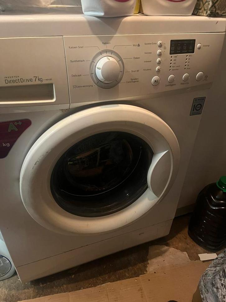 LG wasmachine, Witgoed en Apparatuur, Wasmachines, Zo goed als nieuw, 6 tot 8 kg, 1200 tot 1600 toeren, Ophalen