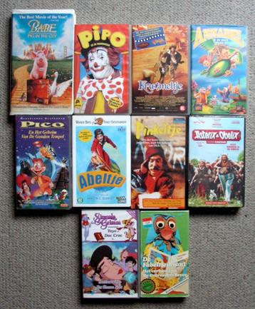 10 VHS kinderbanden MOOIE STAAT beschikbaar voor biedingen