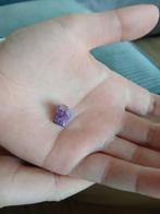 Paarse kristal, Verzamelen, Mineralen en Fossielen, Ophalen of Verzenden, Mineraal