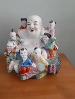 Grote Chinese boeddha met 7 kinderen, Ophalen of Verzenden, Zo goed als nieuw