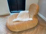 Vintage Storvik rotan design fauteuil door Carl Öjerstam, Ophalen, Gebruikt, 125 tot 150 cm, Riet of Rotan