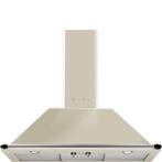 Smeg KT90PE afzuigkap - 90 cm - crème, Wandschouwkap, Recirculatie, Nieuw, Ophalen of Verzenden