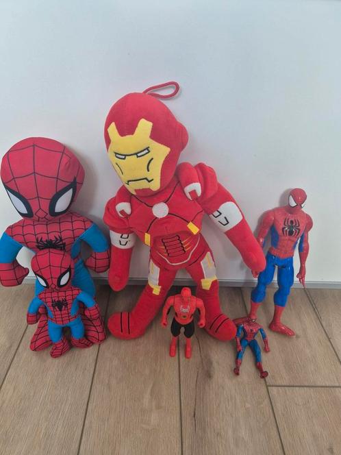 Leuke set spiderman/superhelden, Kinderen en Baby's, Speelgoed | Actiefiguren, Zo goed als nieuw, Ophalen of Verzenden