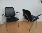 Twee Vintage Gebr de Wit Fauteuils Jaren 60, Huis en Inrichting, Ophalen, Gebruikt, Minder dan 75 cm, Metaal