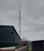 Ter overname:3 vaks mast, verzinkte 3-zijdige conische, Telecommunicatie, Zeer goede staat, Gebruikt, Ophalen