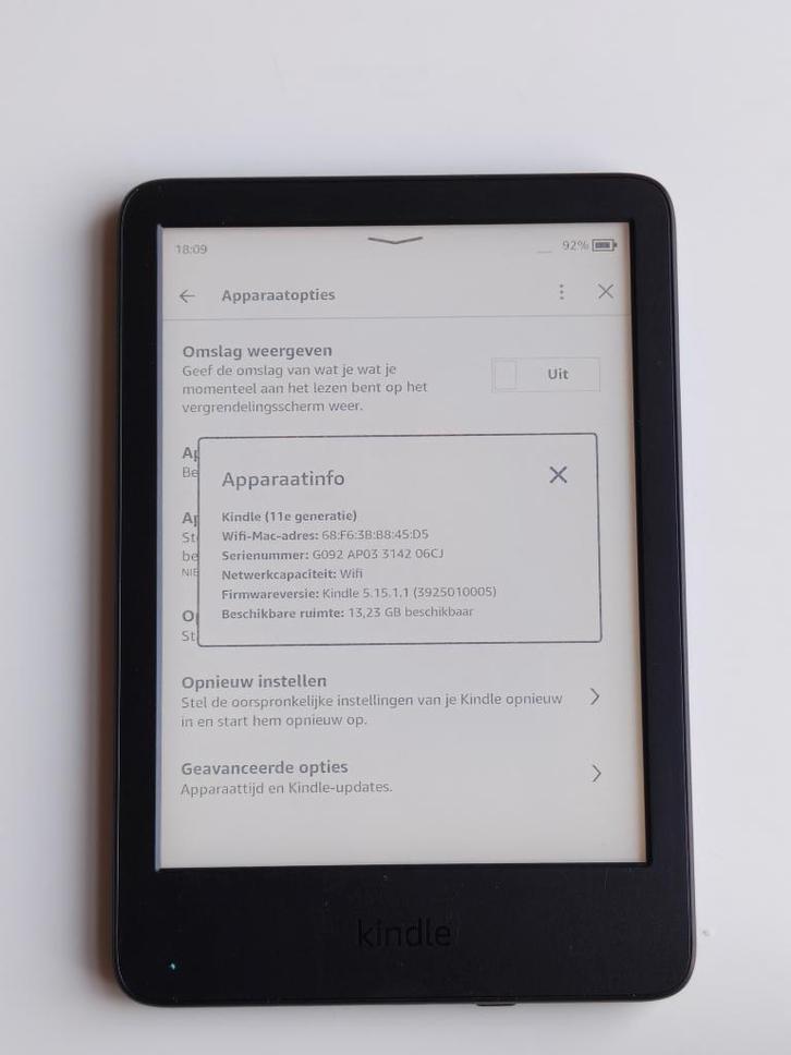 Amazon Kindle Basic 4 16GB Ereader (263), Computers en Software, E-readers, Ophalen of Verzenden