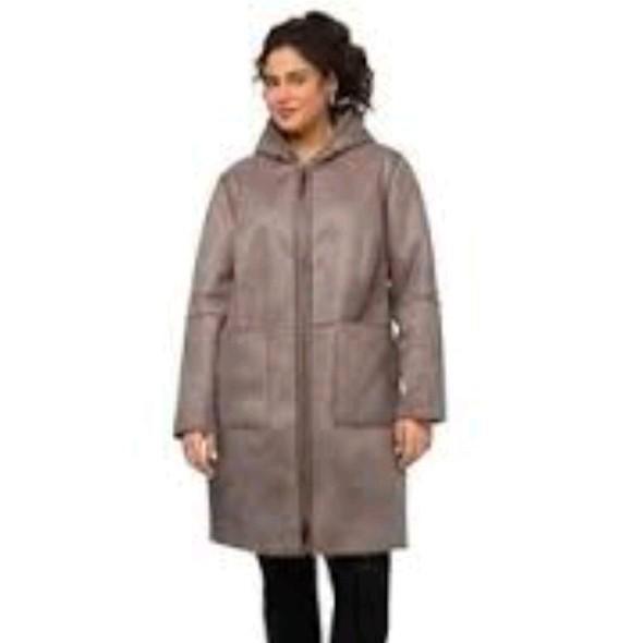Mooie Ulla Popken Shearling dames jas zgan 50/52, Kleding | Dames, Jassen | Winter, Zo goed als nieuw, Maat 46/48 (XL) of groter